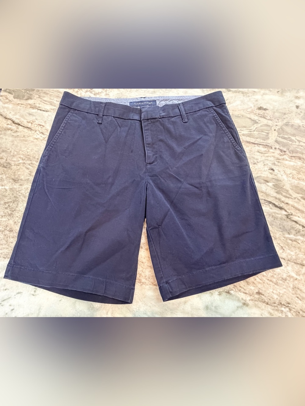 Tommy Hilfiger Navy Bermuda Shorts Womens Size 6 Preppy Classic